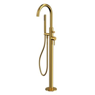 Напольный смеситель для ванны Omnires Y матовое золото Y1233GLB